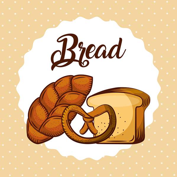 وکتور نان delicious bread bakery